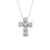 White gold and diamond cross pendant SETA Art. GR320-2