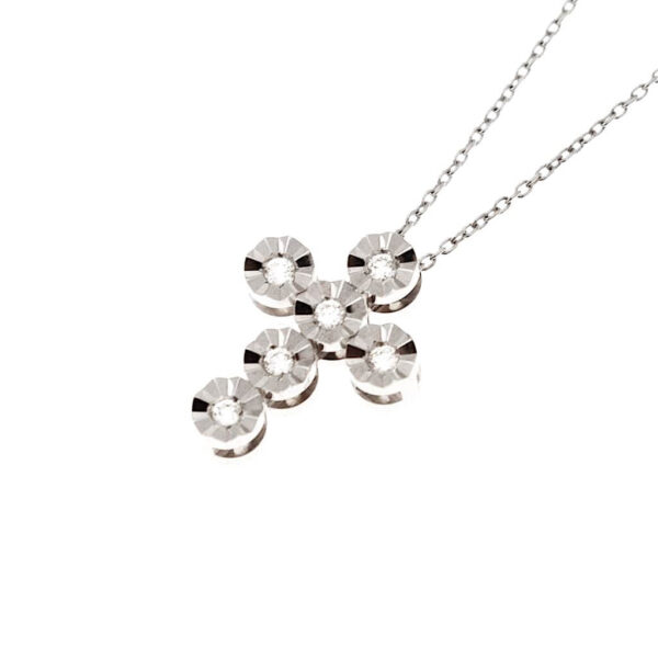 Cross pendant with diamonds art.GR462-1