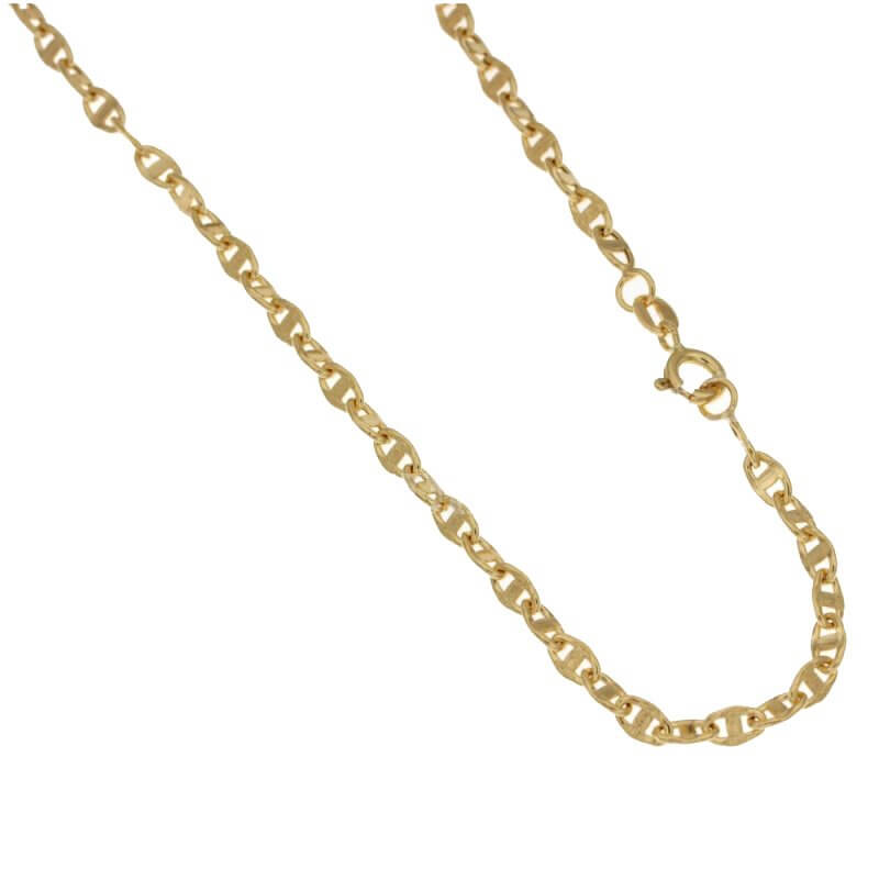 COLLANA UOMO MAGLIA MARINA IN ORO 18KT ART. CECL14
