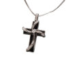 Pendente croce oro bianco e diamanti Art. C4650115