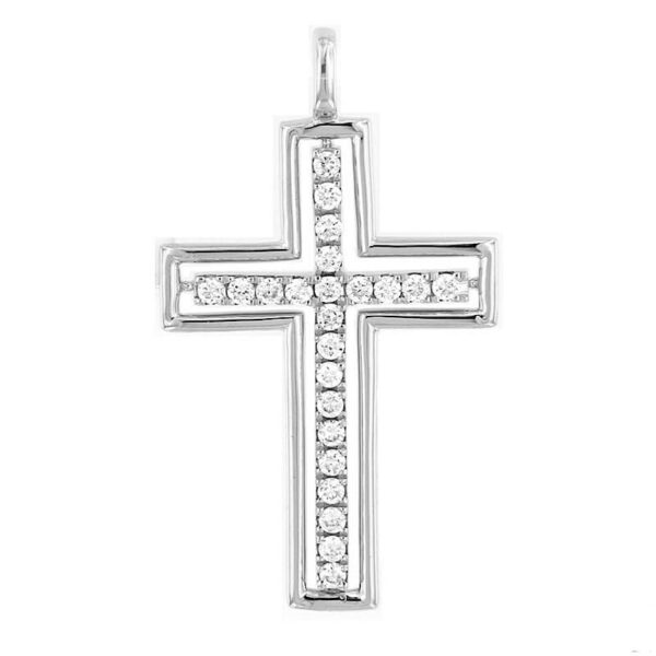 Gold and Diamond Cross Pendant Art.UP881178