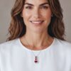 Photoroom 20260827 110536 gioielleria palermo BELLE EPOQUE white gold and diamond ruby pendant Art.CD433-1