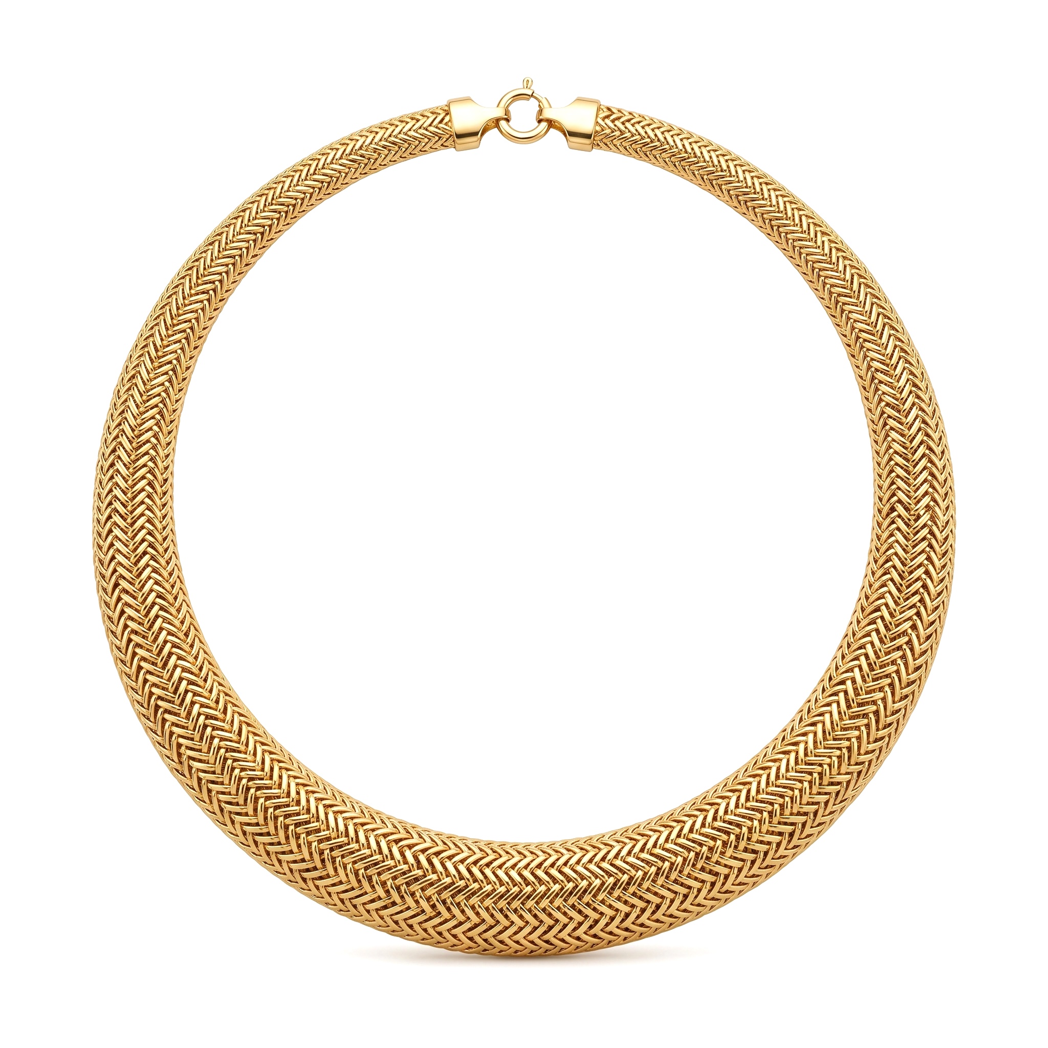 Round necklace in yellow gold thread 750% Art. CMF01