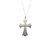NARCISO white gold and diamond cross pendant Art. GR309