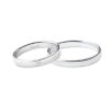 Fedi nuziali Polello in Platino collezione DUCHESSA art. 3182DPT-3182UPT
