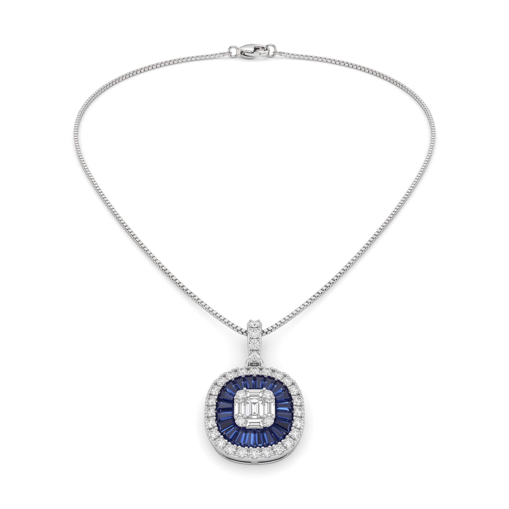 Girocollo zaffiro oro e diamanti BELLE EPOQUE Art. 131382