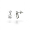 Earrings white gold750% and diamonds Art. OR605