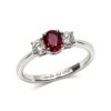 Anello con rubino e diamanti GEMME art.Z01189WV03R