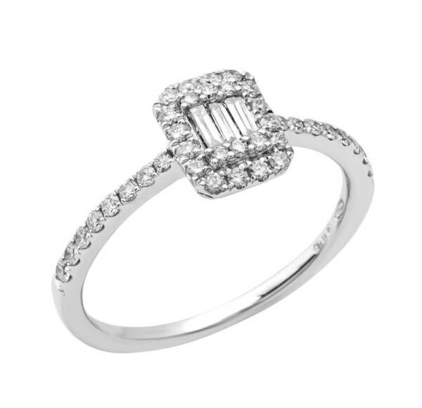 Anello solitario oro e diamanti EROS art. RF0070DD