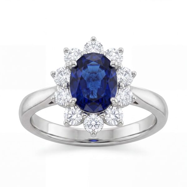 Anello Zaffiro oro e diamanti BON TON Art. ANZAFFIRO1