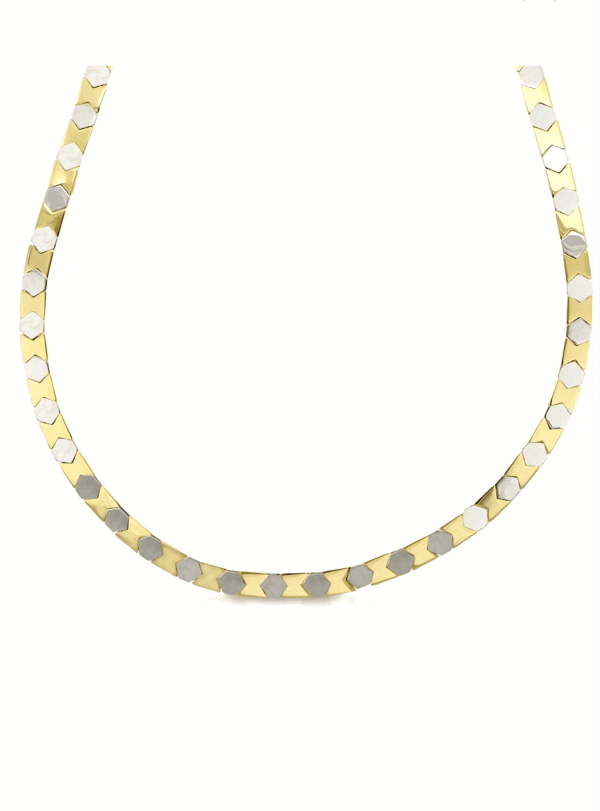 Gold men's round necklace 750% GR. 38.80 ART. CUOC02