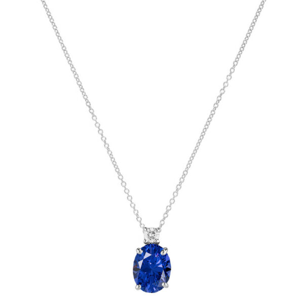 Pendente zaffiro e diamanti Gemme Art. CD6G/1Z