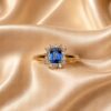 Anello zaffiro e diamanti BON TON  Art.ANZG1