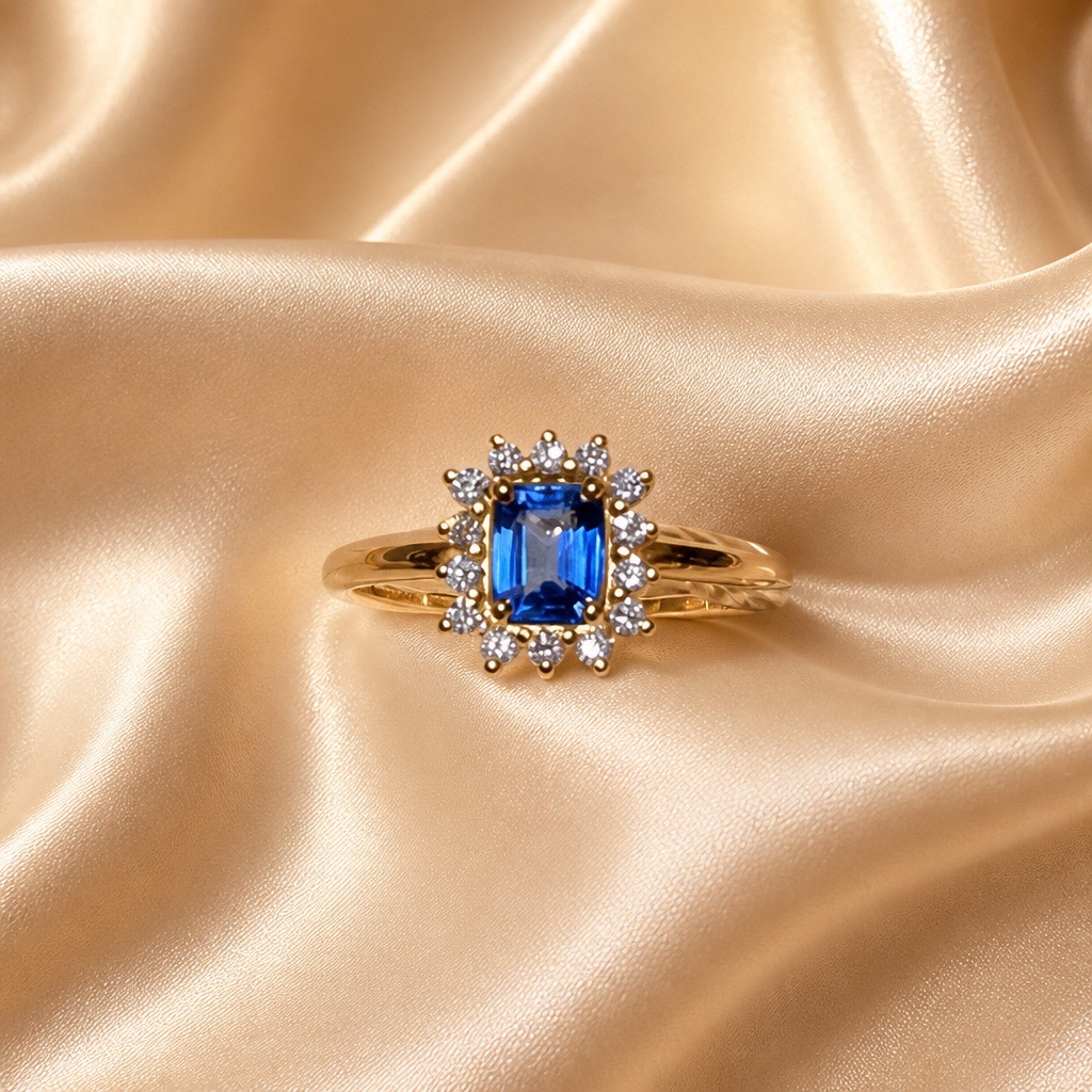 Anello zaffiro e diamanti BON TON Art.ANZG1 Anello zaffiro e diamanti BON TON Art.ANZG1