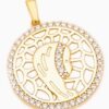 MEDAGLIA SACRA IN ORO 18KT CIPOLLA DAL 1950 GIOIELLIERI PALERMO gioielleria palermo Medaglia sacra in oro 18 kt art. MEDAGLIA01