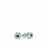 Emerald earrings and BON TON diamonds Art.OR1217