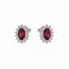 Orecchini rubini oro e diamanti  BON TON Art.7699/OR1
