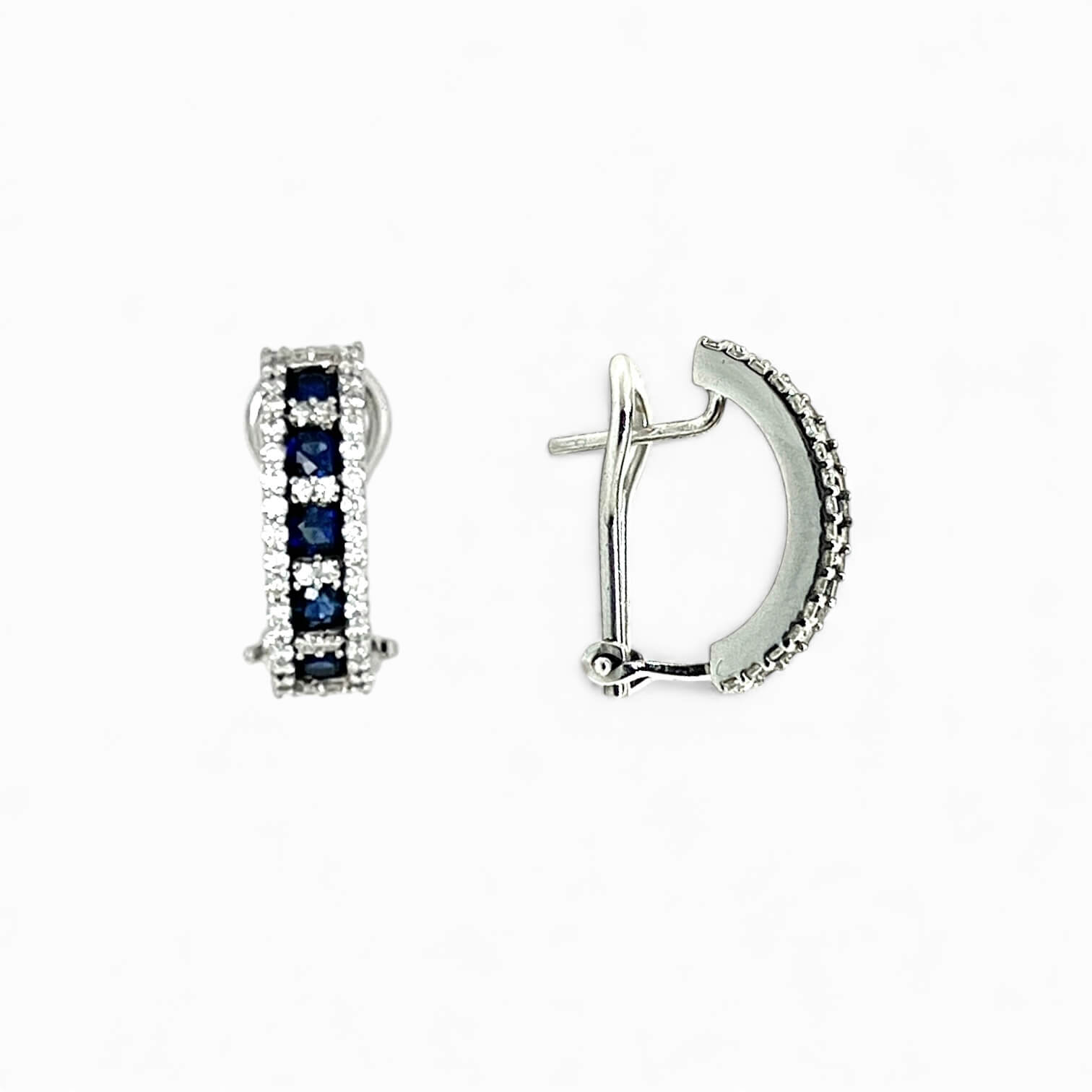 ORECCHINI-ZAFFIRI-BLU-ORO-DIAMANTI-CIPOLLA-DAL-1950-GIOIELLIERI