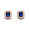 BELLE EPOQUE Gold Diamond Sapphire Earrings Art.ORZAG1