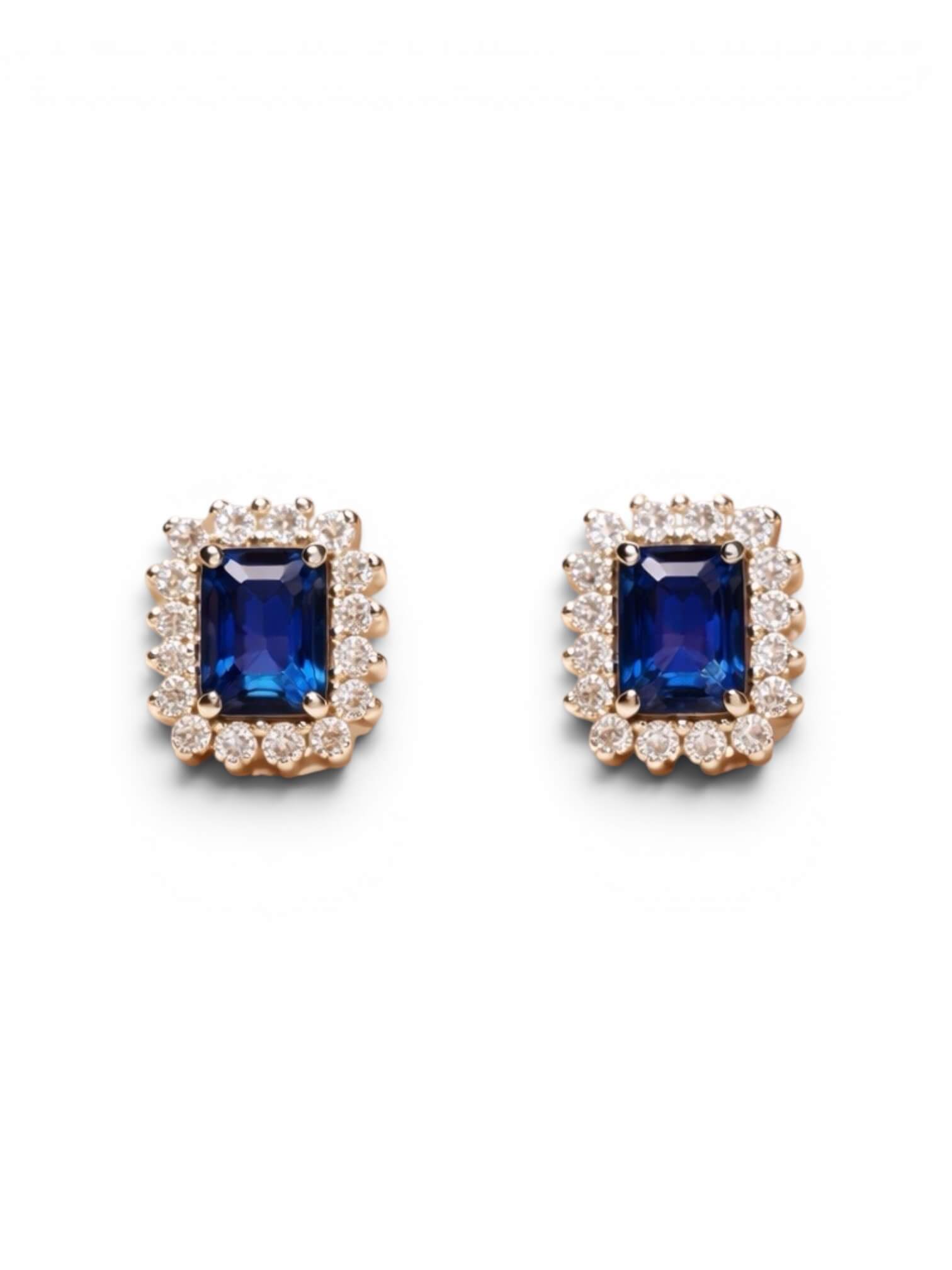 Orecchini con zaffiri e diamanti oro BELLE EPOQUE Art. ORZAG1