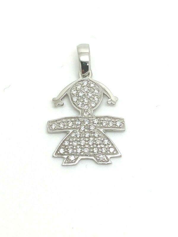 Pendente bimba in oro 18kt Art. PBIMBAOB