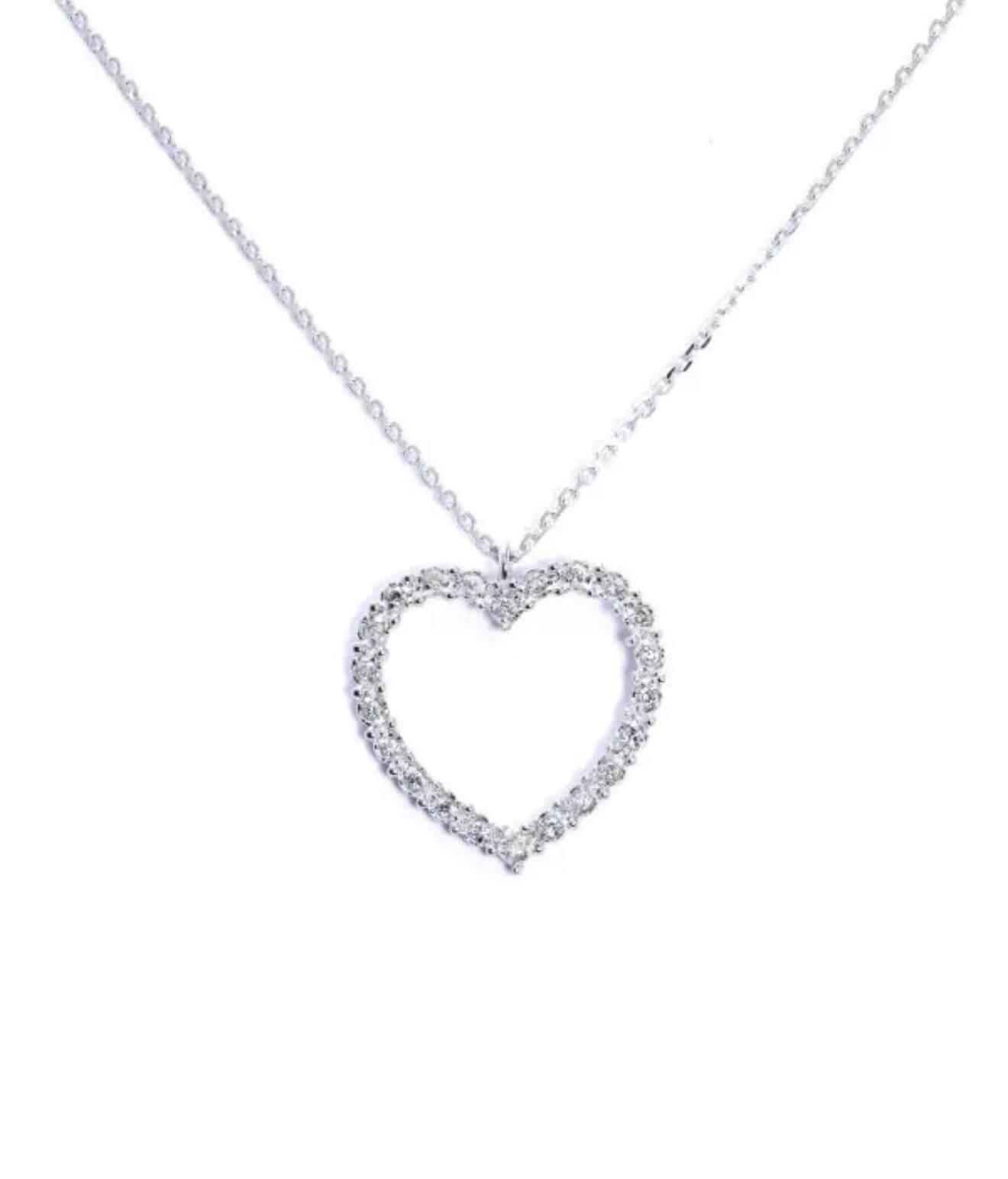 Pendente cuore di diamanti in oro DESIDERIO art.R031