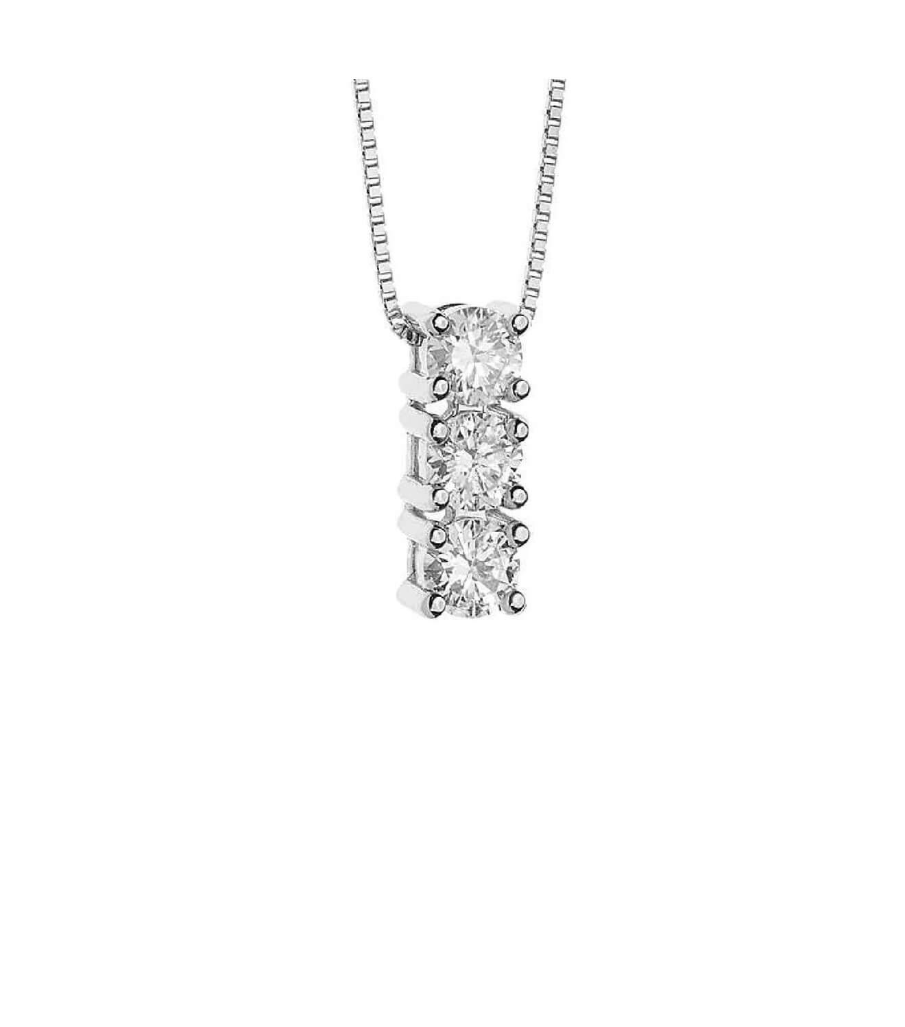 Pendente Trilogy oro e diamanti SETA Art. TR22