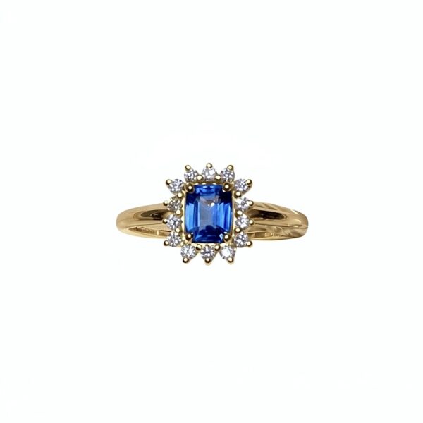 Anello zaffiro e diamanti BON TON  Art.ANZG1