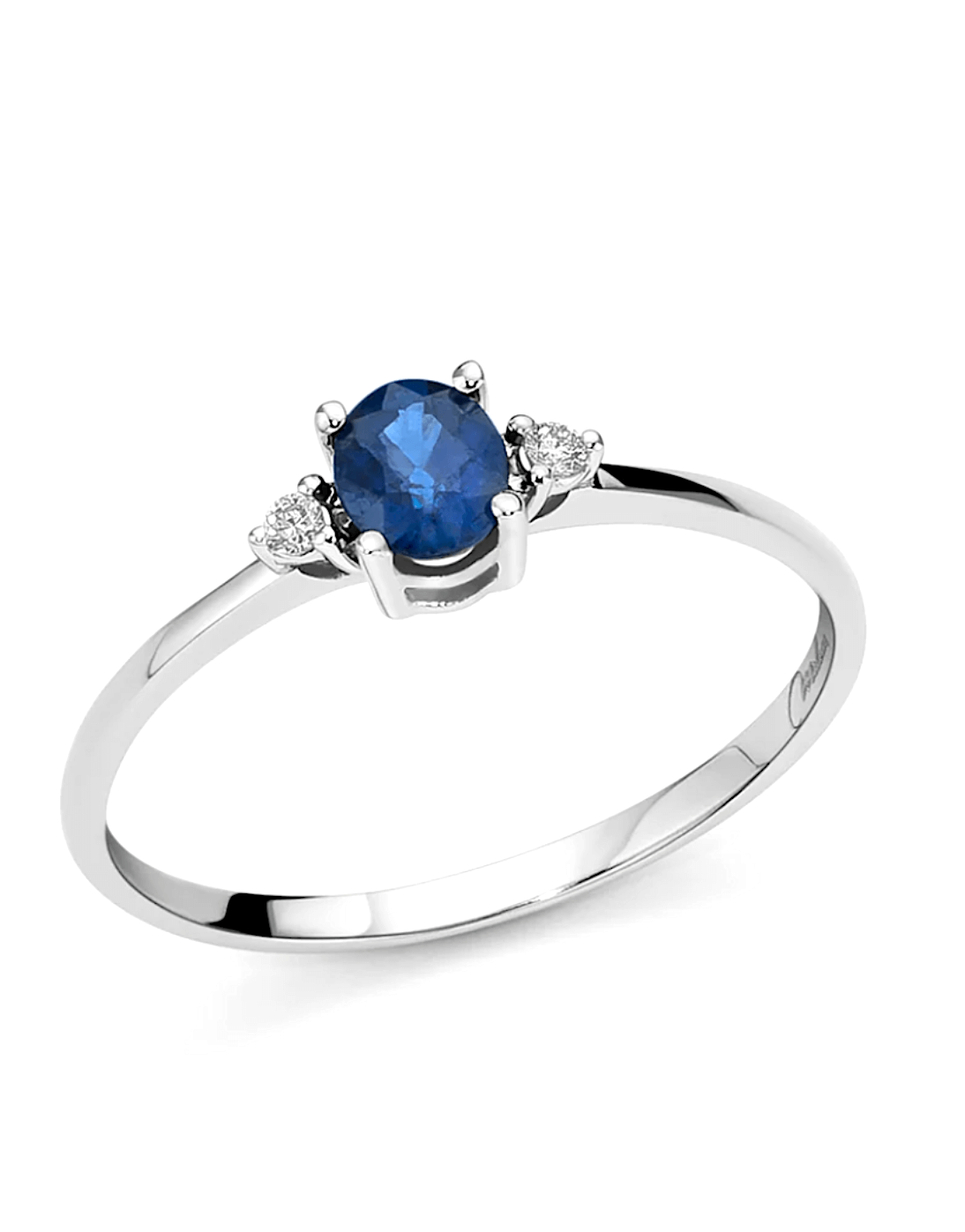 Anello zaffiro e diamanti in oro GEMME ART. AN2676