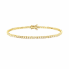 bracciale tennis diamanti oro giallo 18kt cipolla dal 1950 gioiellieri palermo jpg gioielleria palermo Bracciale tennis di diamanti in oro Art. BR251