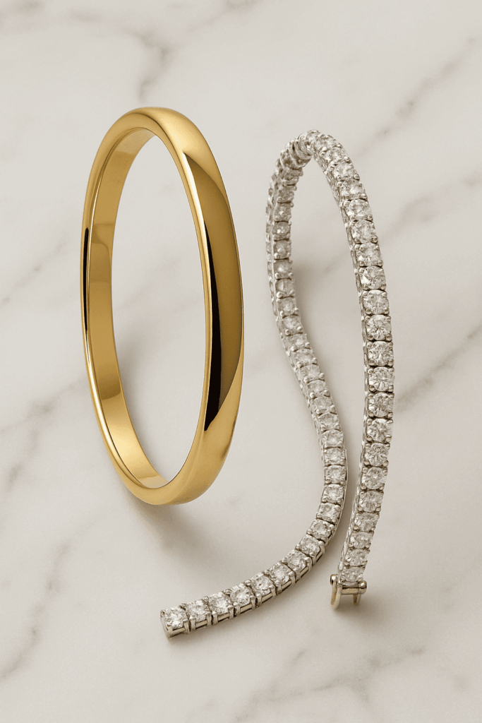 Bracciali rigidi vs bracciali morbidi: differenze, stile e occasioni