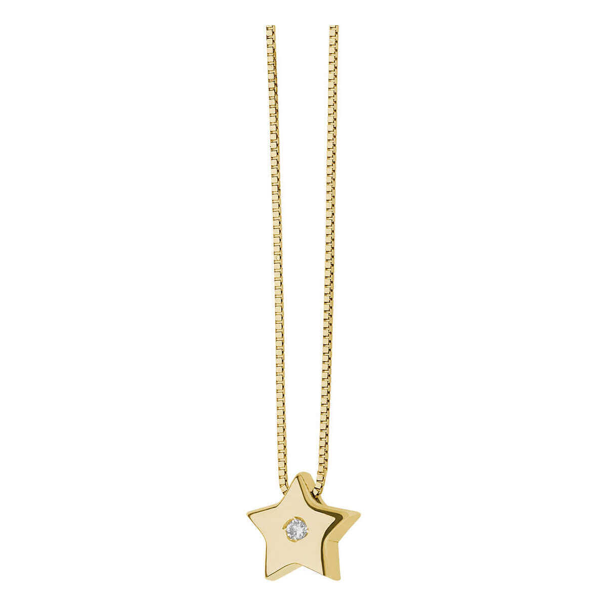 Girocollo con pendente in oro e diamante Art. GLB1265