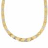 Men's round necklace yellow gold,white,pink 750% GR. 45,30 ART. CUOC01