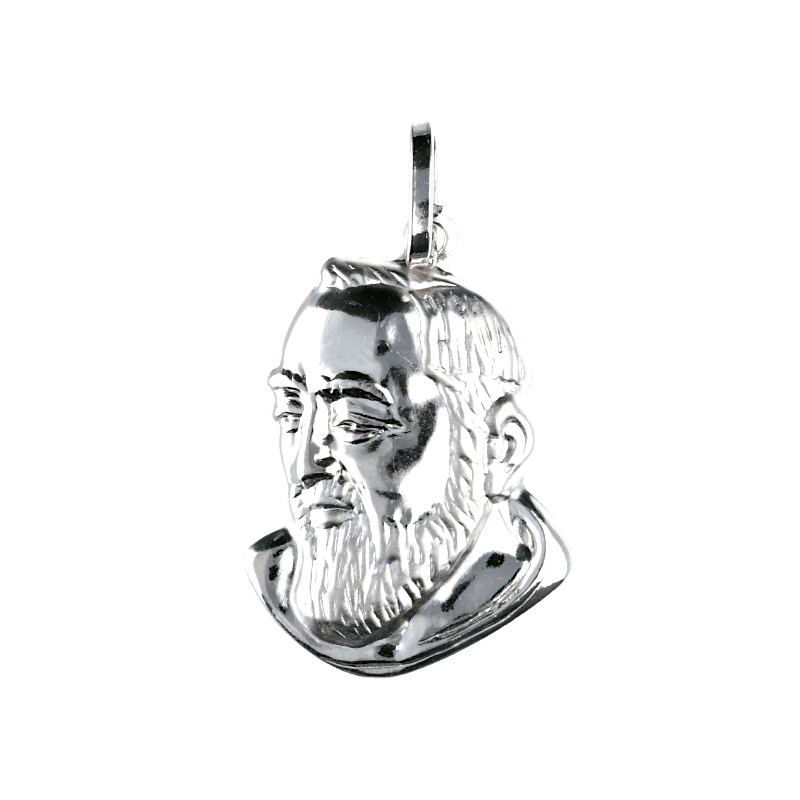 Medaglia PADRE PIO in oro 18 kt art. PADREPIO2