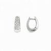 White gold diamond earrings 750% Art. OR021