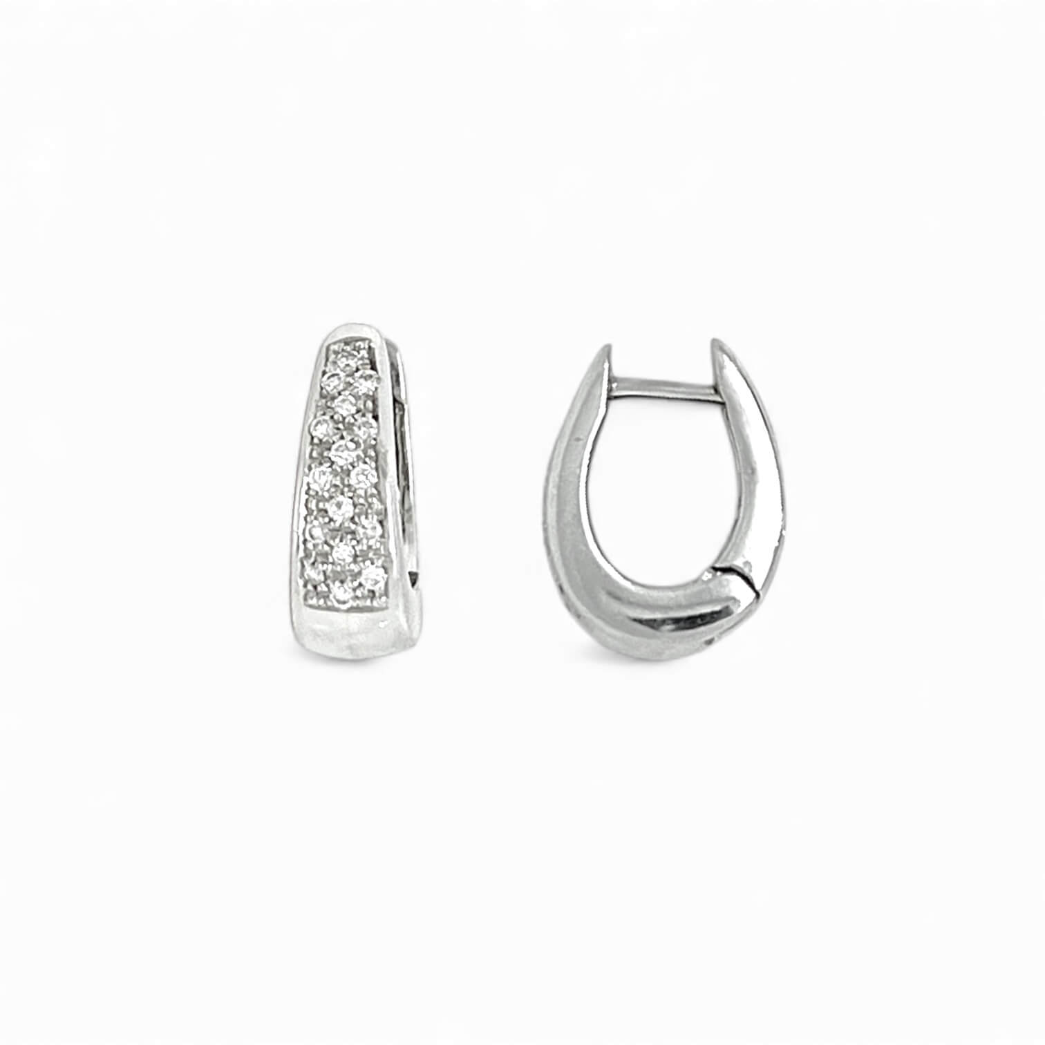 White gold diamond earrings 750% Art. OR021