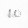 Gold and Diamonds Circle Earrings Art. OR580