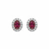 Ruby earrings gold and diamonds BELLE EPOQUE Art. 225823