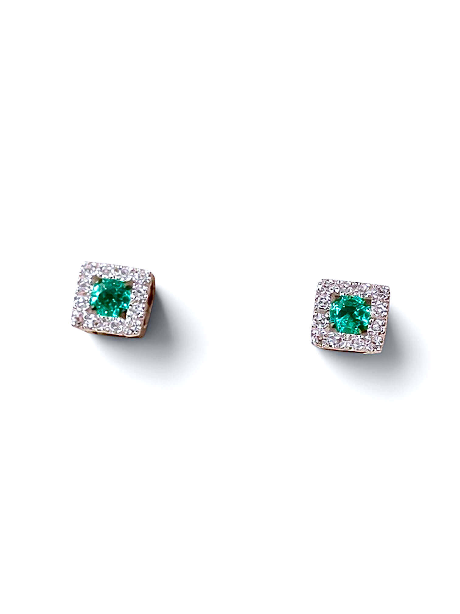 Orecchini Smeraldi oro e diamanti BELLE EPOQUE art. 7642/ORS