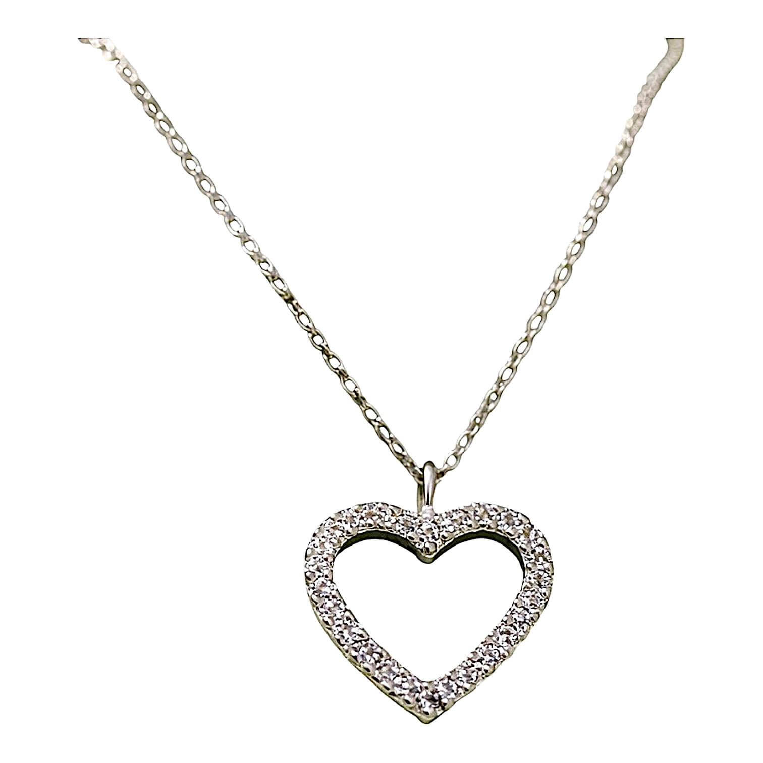 Pendente cuore di diamanti in oro DESIDERIO art.R031