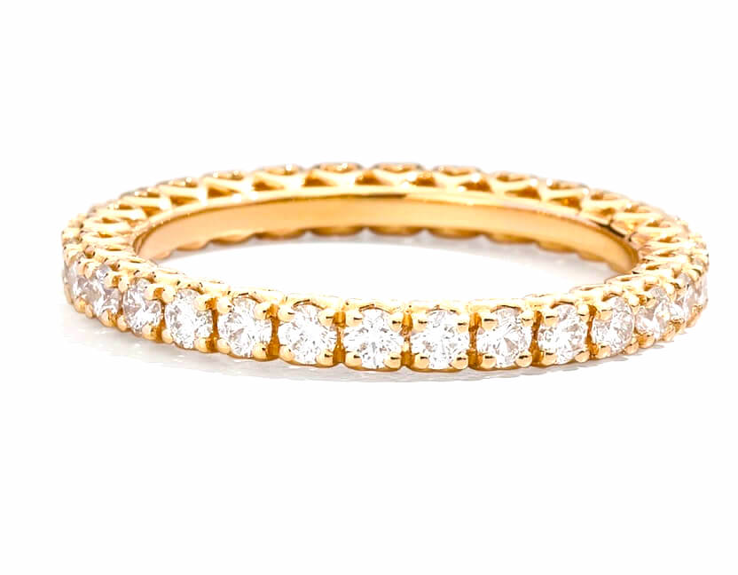 Veretta a giro oro bianco e diamanti Cupido art. ANGIROG