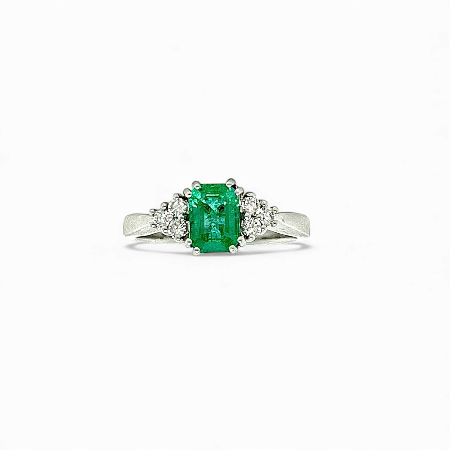 Anello smeraldo e diamanti Gemme art. AN2338
