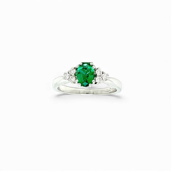 Anello smeraldo e diamanti Gemme art. AN2327