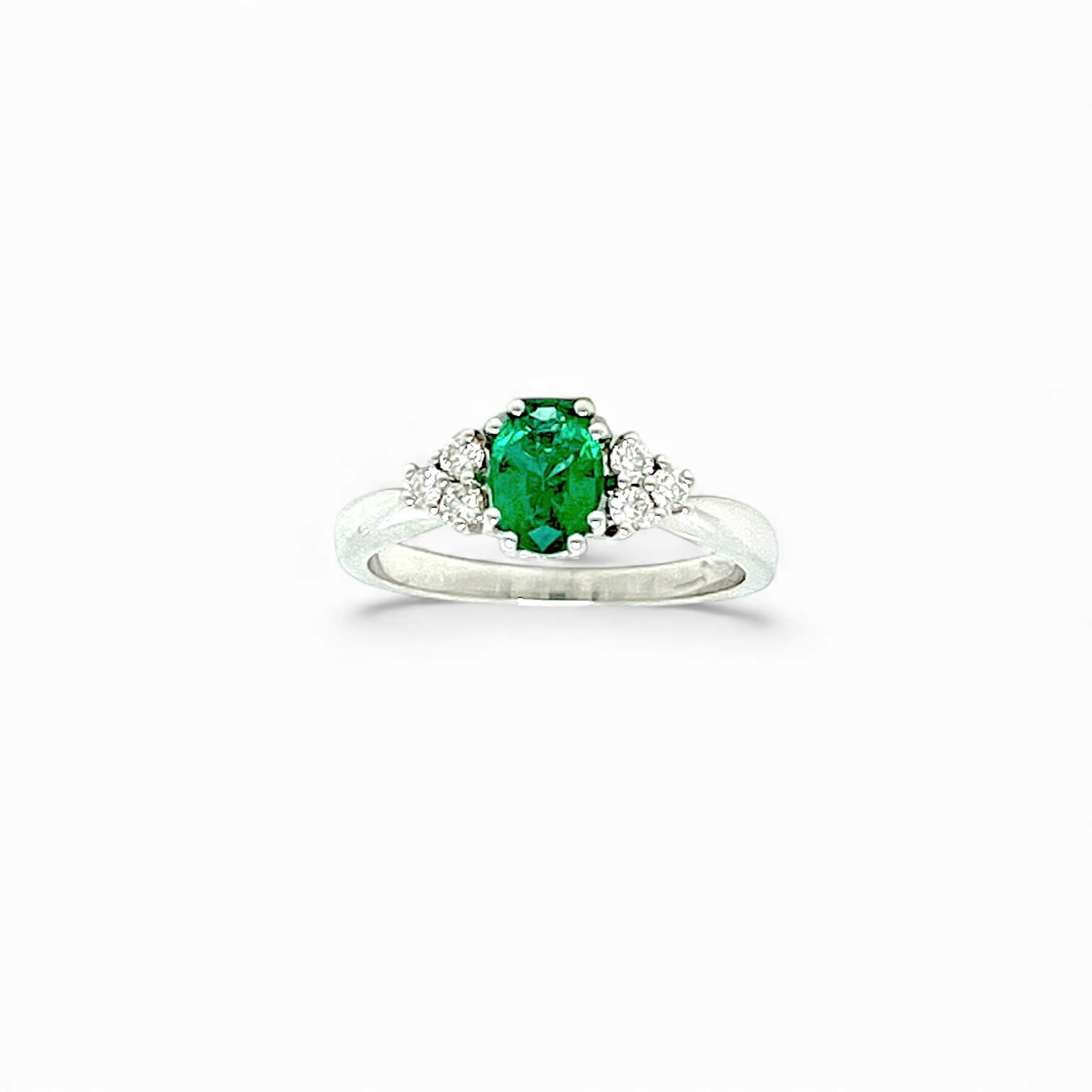 Anello smeraldo e diamanti Gemme art. AN2327