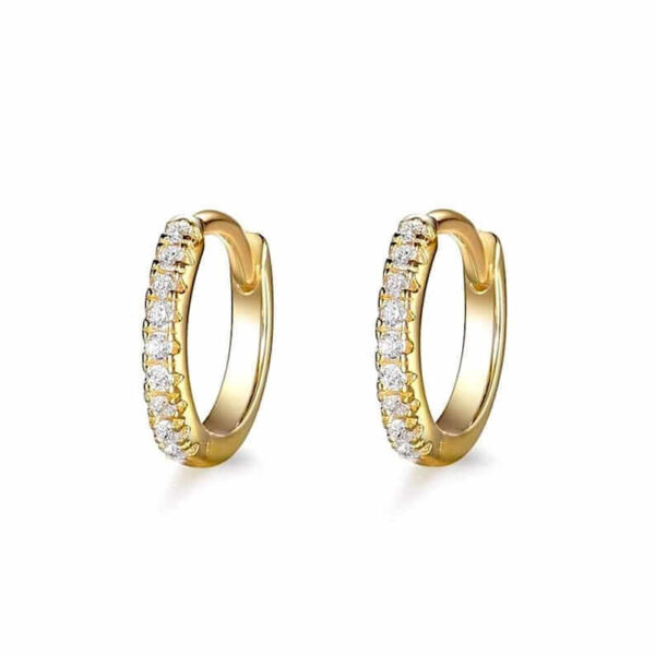 Orecchini a cerchio con diamanti Art. 3340/39G