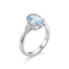 Anello acquamarina diamanti BON TON Art. AN2463