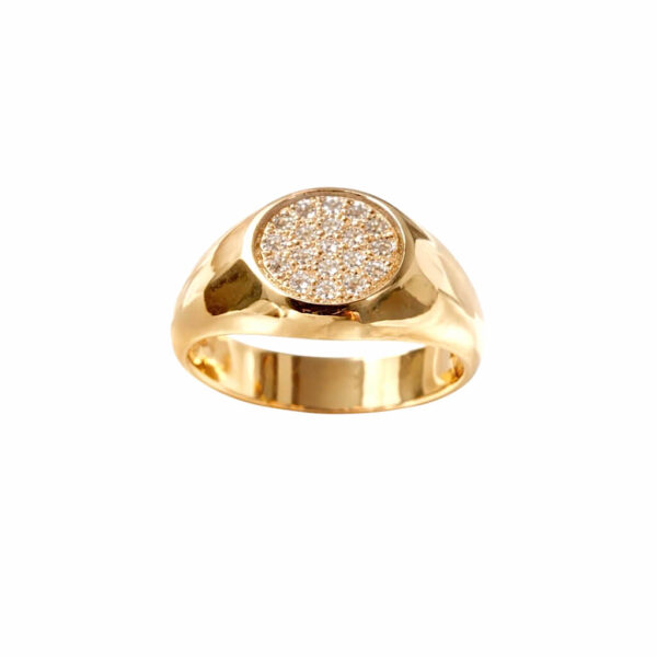 Anello CHEVALIER con diamanti brown art.AN2887