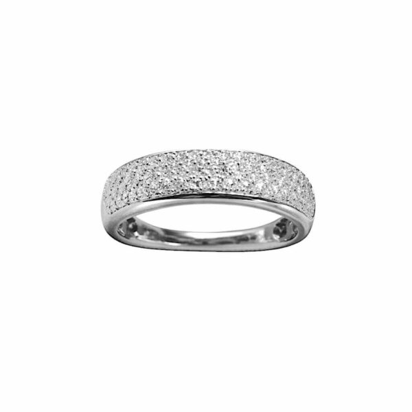 Anello fascia con diamanti art.207729