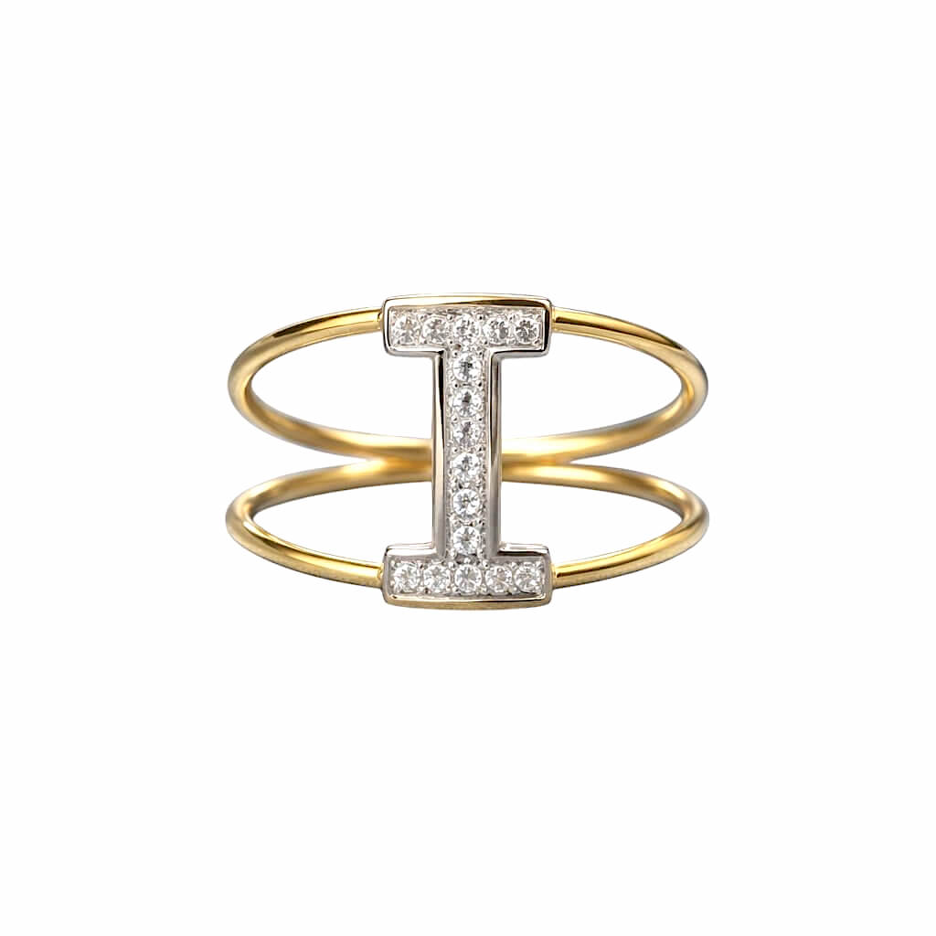 Initial art AN-I ring