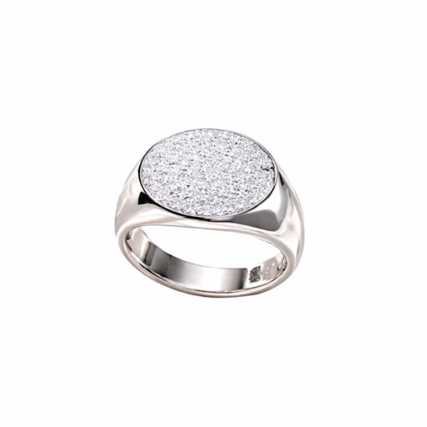 Anello CHEVALIER oro bianco diamanti art. AN2817